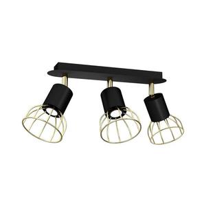 Bodové svietidlo DANTE 3xGU10/25W/230V čierna/zlatá MLP7246 vyobraziť