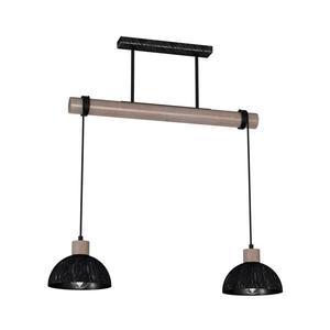 Luster na lanku ERIK 2xE27/60W/230V hnedá/čierna MLP7639 vyobraziť