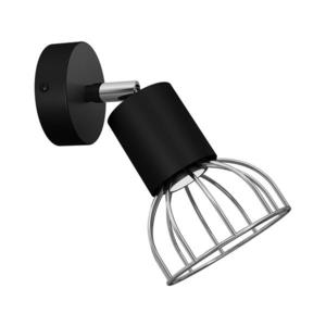 Nástenné bodové svietidlo DANTE 1xGU10/25W/230V čierna/lesklý chróm MLP7356 vyobraziť