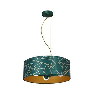 Luster na lanku ZIGGY 3xE27/60W/230V zelená/zlatá MLP7580 vyobraziť