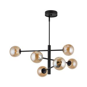 Luster na tyči ORO 6xG9/12W/230V čierna/zlatá 32073 vyobraziť