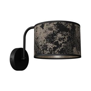 Nástenné svietidlo SATINO 1xE27/60W/230V čierna/zlatá MLP7312 vyobraziť