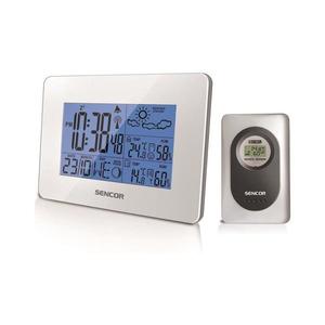 Sencor - Meteostanica s LCD displejom a budíkom 3xAA + 2xAAA biela 35042868 vyobraziť