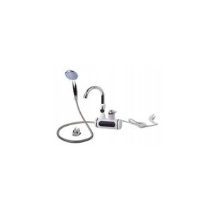 Prietokový ohrievač vody so sprchou s LCD displejom 3000W/230V IPX4 biela V378A vyobraziť