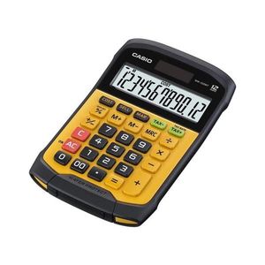 Casio - Vodeodolná stolná kalkulačka 1xCR2032 IP54 čierna/oranžová 45011329 vyobraziť