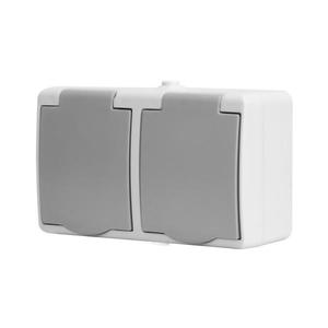 5B308 - Dvojzásuvka do vlhkého prostredia IP54 5B308 vyobraziť