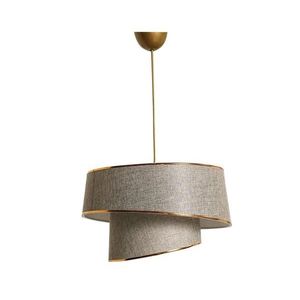 Luster na lanku BARETTE 1xE27/60W/230V šedá 390FLH1633 vyobraziť