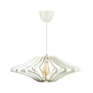 Luster na lanku 1xE27/60W/230V biela pr. 59 cm 390FLH1539 vyobraziť