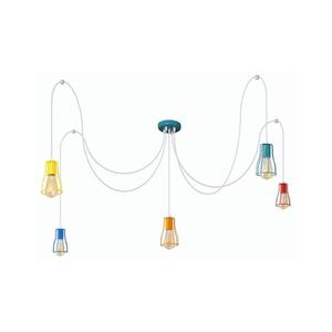 Luster na lanku TUBE 5xE27/20W/230V pavúk W-KM 1924/5 MIX vyobraziť