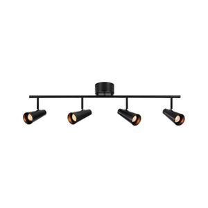 Markslöjd 108202 - Bodové svietidlo CREST 4xGU10/7W/230V čierna 108202 vyobraziť