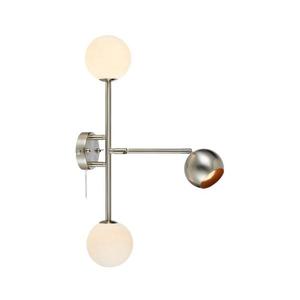 Markslöjd 108256 - Nástenné svietidlo BESIDE 2xG9/20W/230V + 1xGU10/7W/230V chróm 108256 vyobraziť