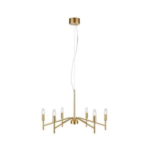 Markslöjd 108210 - Luster na lanku MONARCH 6xE14/18W/230V zlatá 108210 vyobraziť