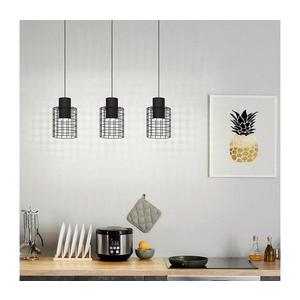 Eglo 43626 - Luster na lanku MILLIGAN 3xE27/40W/230V čierna 43626 vyobraziť