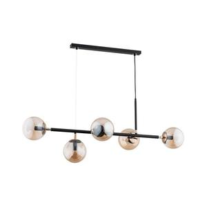 Luster na lanku DANSA 5xE14/10W/230V mosadz/čierna 63020 vyobraziť