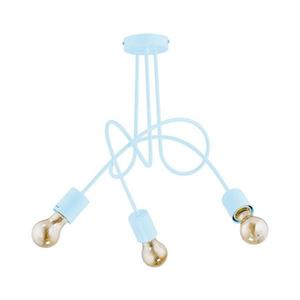 Detský prisadený luster TANGO 3xE27/60W/230V modrá 28483 vyobraziť