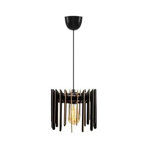 Luster na lanku 1xE27/60W/230V čierna pr. 23 cm 390FLH1554 vyobraziť