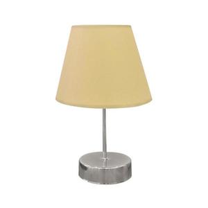 Stolná lampa 1xE27/60W/230V béžová/lesklý chróm 390FLH1708 vyobraziť