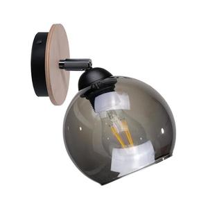 Keter Lighting Nástenné bodové svietidlo UNO WOOD 1xE27/60W/230V čierna/hnedá 1334/22 vyobraziť