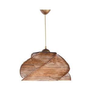 Luster na lanku PENTAGONE 1xE27/60W/230V hnedá 390FLH1606 vyobraziť