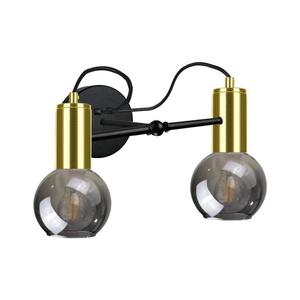 Nástenné svietidlo LIVA 2xE27/60W/230V čierna/zlatá 1779/22 vyobraziť