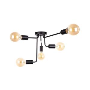 Keter Lighting Prisadený luster NIXO 5xE27/60W/230V čierna 1157/22 vyobraziť