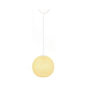 Luster na lanku JUTE 1xE27/60W/230V žltá 390FLH1577 vyobraziť