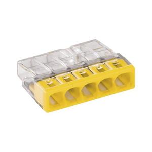 WAGO 2273-205 - Spojovacia krabicová svorka COMPACT 5x2, 5 450V žltá 2273-205 vyobraziť