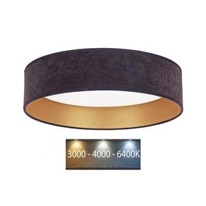 Brilagi - LED Stropné svietidlo VELVET LED/24W/230V 3000/4000/6400K šedá/zlatá vyobraziť