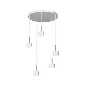 Luster na lanku ARENA 5xGX53/11W/230V biela/zlatá MLP7757 vyobraziť