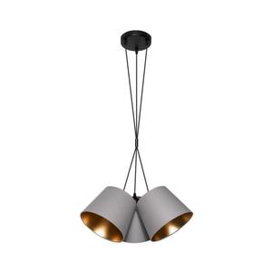 Luster na lanku ZOMA 3xE27/60W/260V šedá/medená 0659 vyobraziť