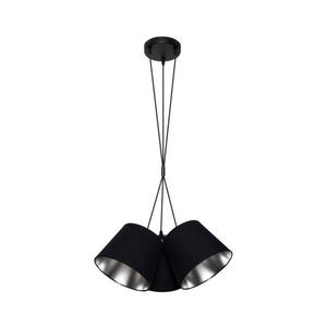 Luster na lanku ZOMA 3xE27/60W/260V čierna/lesklý chróm 0660 vyobraziť