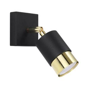 SL.1069 - Nástenné bodové svietidlo NERO 1xGU10/40W/230V čierna/zlatá SL.1069 vyobraziť
