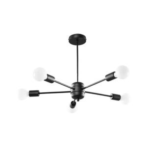 SL.1022 - Luster na tyči LANGO 5xE27/60W/230V čierna SL.1022 vyobraziť