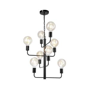 Luster na reťazi ORLANDO 8xE27/60W/230V čierna LM 8.147 vyobraziť