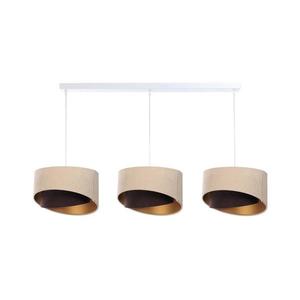 Luster na lanku GALAXY 3xE27/60W/230V béžová/hnedá/zlatá 060-L3-019 vyobraziť