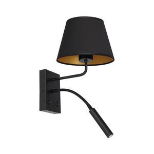 Nástenná lampa ARDEN 1xE27/60W/230V + 1xG9/8W čierna/zlatá 3501 vyobraziť
