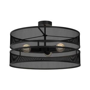 Prisadený luster GLUM 3xE27/60W/230V čierna 3152 vyobraziť