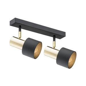 Argon 0925 - Bodové svietidlo DORIA 2xE27/15W/230V čierna/mosadz 0925 vyobraziť