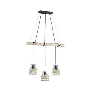 Fischer & Honsel 60798 - Luster na lanku STRAW 3xE27/40W/230V 60798 vyobraziť