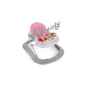 PETITE&MARS - Detské chodítko s melódiou MONTY ružová 856891 vyobraziť