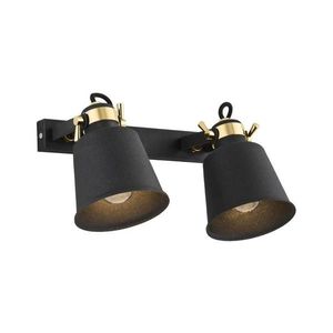 Argon 0876 - Nástenné bodové svietidlo KONGO 2xE27/15W/230V čierna 0876 vyobraziť