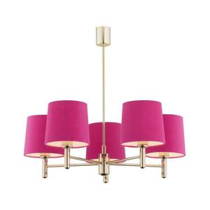 Argon 2089 - Luster na tyči PONTE 5xE27/15W/230V mosadz/ružová 2089 vyobraziť