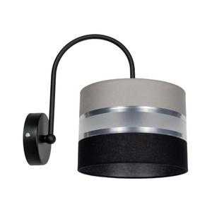 Nástenné svietidlo CORAL 1xE27/60W/230V čierna/šedá 0410 vyobraziť