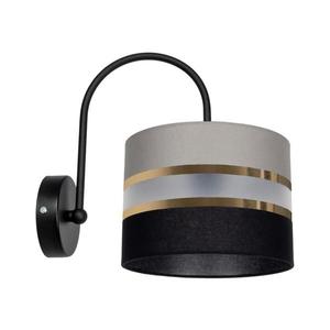 Nástenné svietidlo CORAL 1xE27/60W/230V čierna/šedá 0426 vyobraziť