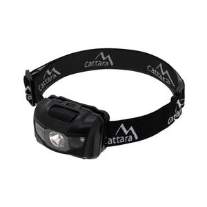 LED Čelovka s červeným svetlom LED/3W/3xAAA IP44 čierna 13120 vyobraziť