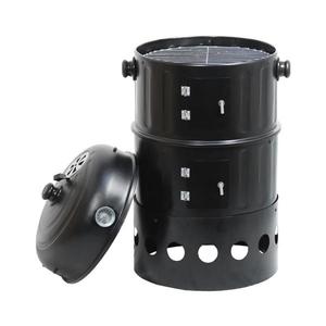 Údiareň na drevené uhlie 3v1 čierna 13032 vyobraziť