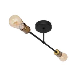 Prisadený luster CAMBRIDGE 2xE27/15W/230V čierna/zlatá W-2022/2 BK+AB/H vyobraziť