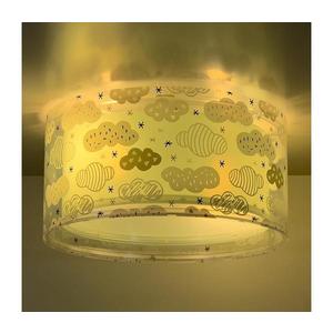 Dalber 41416H - Detské stropné svietidlo CLOUDS 2xE27/60W/230V zelená 41416H vyobraziť