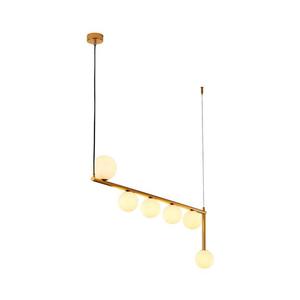 Jupiter 1922 - Luster na lanku TAIDA 6xG9/40W/230V mosadz 1922 vyobraziť