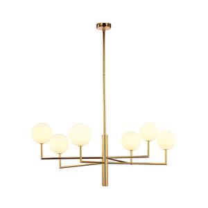 Jupiter 1930 - Luster na tyči FEME 6xG9/40W/230V mosadz 1930 vyobraziť